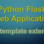 Python Flask Tutorial 8 Template Extends