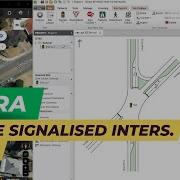 Учебное пособие SIDRA 4 х плечевой простой сигнальный перекресток Часть 1