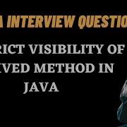 JAVA INTERVIEW QUESTIONS Restrict Visibility Of Derived Method In Java Must Watch