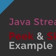 Java Streams Предварительный просмотр и пропуск Логирование в потоках Технические основы