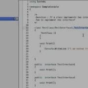C CSharp Explicit Interface Implementation In C