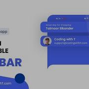 Дизайн пользовательской панели приложений Flutter Многоразовая панель приложений Flutter 2025