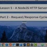 Request Response Cycle With A NodeJS Server