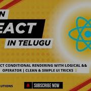 React Conditional Rendering With Logical Operator Clean Simple UI Tricks