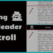How To Hide Your Header On Scroll