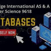 Databases Quiz A Level Computer Science 9618 Paper 1