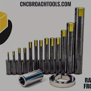 CNC Broach Tools Indexable Keyway And Spline Broaching