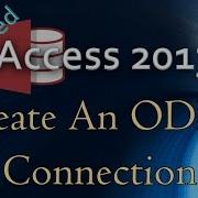 6 Расширенное программирование в Access 2013 Создание ODBC подключения к SQL Server