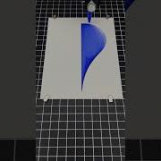 Blue Drop Time Lapse Pen Plotter Drawing Lineart