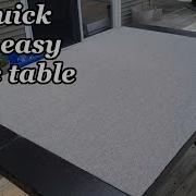 Building A Simple Gaming Table Top That Folds Away
