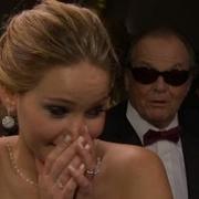 Jennifer Lawrence Interrupted By Jack Nicholson At Oscars Good Morning America ABC News