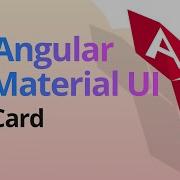 Angular Material UI Card Component