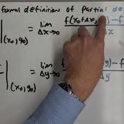 The Definitions Of Partial Derivatives And An Example