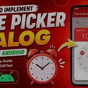 ANDROID TIME PICKER DIALOG WITH 0 PREFIX VALUES TUTORIAL IN KOTLIN
