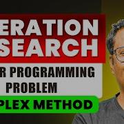 Operation Research Simplex Method PART 2 Linear Programming
