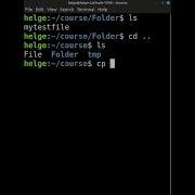 Use The Command Cp To Copy A File And Its Content To A New File