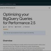 Optimizing Your BigQuery Queries For Performance 2 5 Qwiklabs Coursera CLI