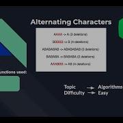 Alternating Characters HackerRank Strings Interview