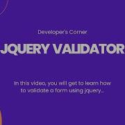 How To Validate A Form With JQuery Form Validation JQuery Validation