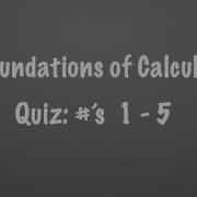 Foundations Of Calculus Quiz 1 5 KristaKingMath