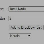 Insert Items To DropDownList On Button Click Using JavaScript Asp Net