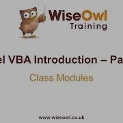 Excel VBA Introduction Part 35 Class Modules