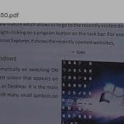 Class 4 Ch 3 Exploring Windows 7 Part 1