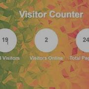 Visitor Counter Using PHP Live Online Viewers Counter Total Pageview Counter Track Website Hits