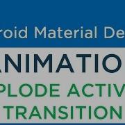 5 5 Android Explode Animation Activity Transition Android Material Design