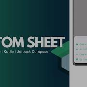 Bottom Sheet In Jetpack Compose Using Kotlin Android Studio