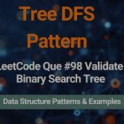 Проверка бинарного дерева поиска Шаблон DFS Daily Search Tree LeetCode 98 Вопрос для собе