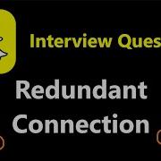 Redundant Connection Union Find Leetcode 684 Python