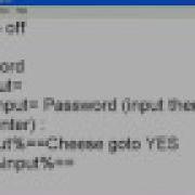 Notepad Batch Simple Password