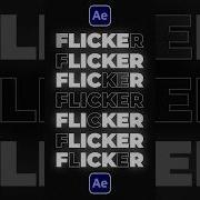 Easily Flicker Your Text In After Effects Tutorial