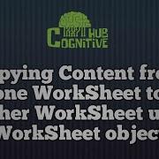 VBA Copying Contents Within Worksheets Using Worksheet Object L VBA L Excel Programming