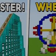 Minecraft 20 Amusement Theme Park Build Hacks