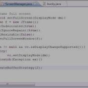 Java Game Development 17 Full Screen With Buffer Strategy