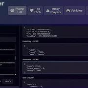 Free ESX Player Info Control Panel Script FiveM Resource