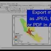 How To Export Map As JPEG PNG Or PDF In ArcGIS