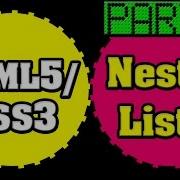 HTML5 And CSS3 Tutorials For Newbie Part 13 HTML5 Nested Lists