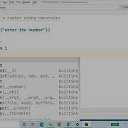 Program To Find Factorial Of A Number Using Recursion Python Programming