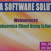 Webservices Axis1 Webservice Client Using Eclipse Part 1