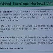 Tutorial 16 Python Global Local And Nonlocal Variables