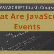 What Are JavaScript Events