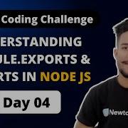 Day4 Understanding Module Exports Exports In Node JS 30 Days Of Nodejs Coding Challenge Gagan