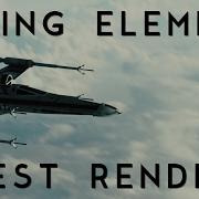 X Wing Element 3D Test Renders