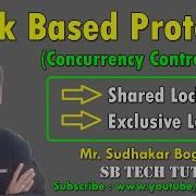 Lock Based Protocol Concurrency Control Techniques Pessimistic Approach DBMS