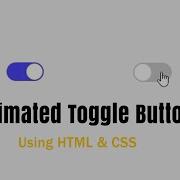How To Make A Simple Toggle Button Using HTML CSS Beginner Friendly