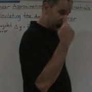 Calc1 Sec 4 2 Differentials Calculating The Amount Of Error