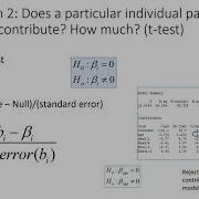 MAT 382 Lesson 5 Video 1 The Partial F Test The Null Hypothesis